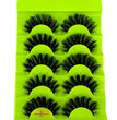 5pairs Classic Hybrid Volume Lashes New Arrival Wispy D Curl Short Russian Strip Lashes Makeup False Eyelashes