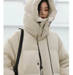 CHIC VEN Women's Down Coats Korean Loose Hooded Thick Warm Long Down Jacket Winter Coat for Women Female Parkas Outerwears 2024