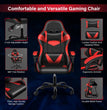 Gaming Chair, Backrest and Seat Height Adjustable Swivel Recliner Racing Office Computer Ergonomic Video Game Chair