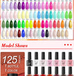 LILYCUTE 6Pcs/Set Gel Nail Polish Popular Colors In Autumn Semi Permanent Soak Off UV LED Nail Art Gels Nail Gel Polish