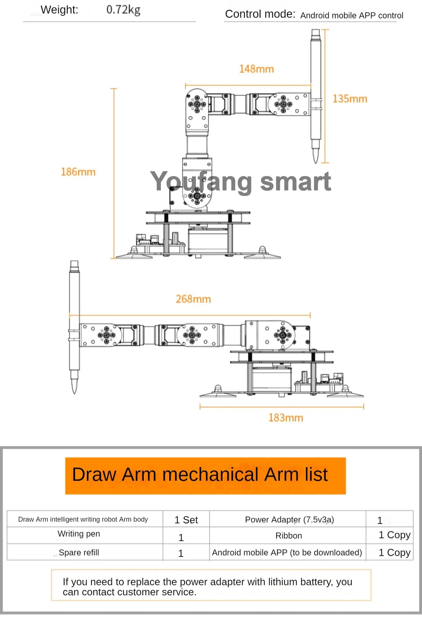 XY Plotter Drawing Robot Manipulator APP Drawing Robotic Arm For Writing Arm Kit APP Control Smart XY Writing Programmable Robot