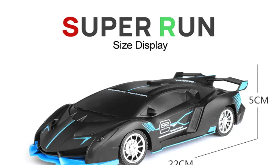 1/18 RC Car LED Light 2.4G Radio Remote Control Sports Cars For Children Racing High Speed Drive Vehicle Drift Boys Girls Toys