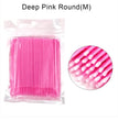 100PCS/Bag Eyelash Brushes Disposable Cotton Swab Micro Individual Eyelashes Microbrush Lash Removing Lash Extension Accessories