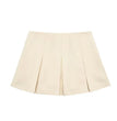 ASDS Fashion Women's High Waist Shorts Skirts Pleated Skirt Shorts Women Striped Bermuda Shorts Woman Casual Mini Shorts