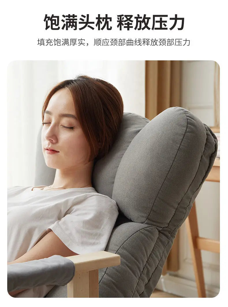 Adjustable Computer Office Chair Household Backrest Recliner Bedroom Dormitory Recliner Lazy Person Desk Chair Live Gaming Chair