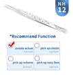 NAGARAKU Eyelash Extension Tweezers Makeup Stainless Steel Eyelash 3D accurate Clip