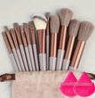 13 Makeup Brushes with Bag Quick-drying Ultra-soft Beauty Tools Portable Makeup Brush Set