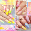 MEET ACROSS 12Pcs/Set 7ml Macaron Gel Nail Polish With Box Semi Permanent UV Gel  Soak Off Nail Art Kit Varnish For Manicure