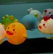 LED Light Up Toys Baby Cute Animals Bath Toy Swimming Water Soft Rubber Float Induction Luminous Duck for Kids Play Funny Gifts