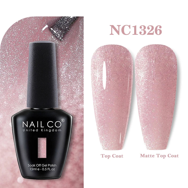 NAILCO 15ml Nail Gel Polish Vernis Semi Permanent UV Varnish Nails Art Manicure Design TOP BASE Hybrid Nail Supplies Nail Glue