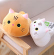 20cm Cute Soft Cat Plush Pillow Sofa Cushion Kawaii Plush Toy Stuffed Cartoon Animal Doll Lovely Gift