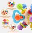 Baby Toy Manhattan Round Ball Soft Silicone Hand Grab Ball Rattle Infantil Chewable Teethers Toys For Infant 0-12months