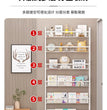 Over The Door Storage Rack Multi Layer Bathroom Load bearing Wall Hanging Shelf Kitchen Condiment Cabinet Door Rear