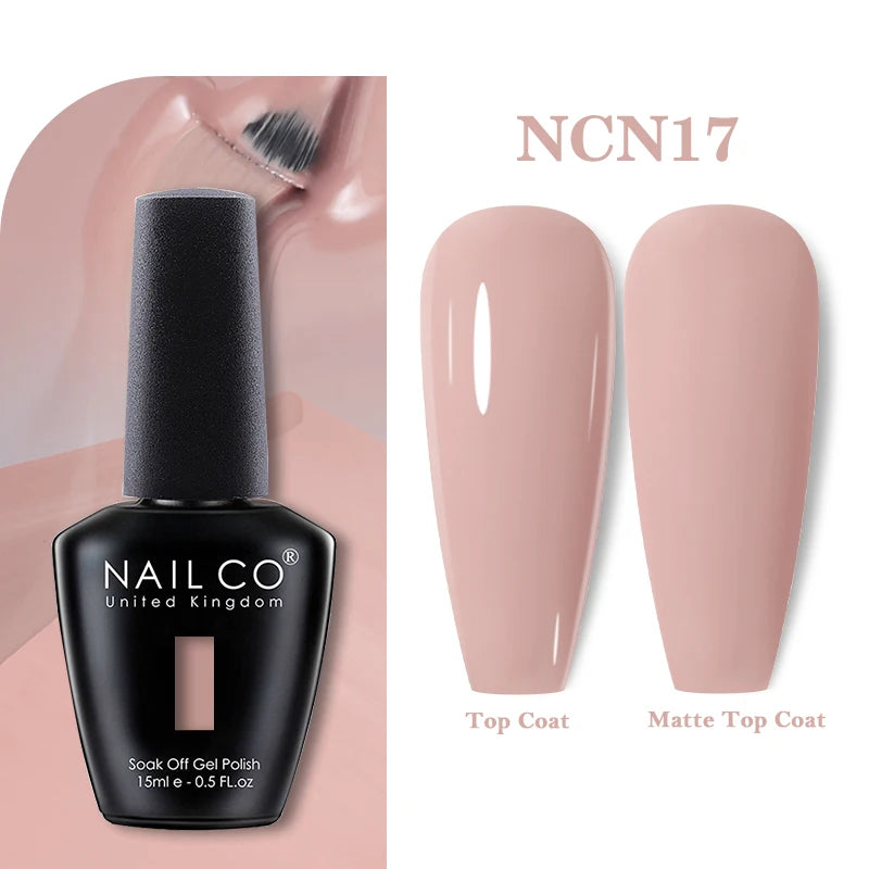 NAILCO 15ml Nail Gel Polish Vernis Semi Permanent UV Varnish Nails Art Manicure Design TOP BASE Hybrid Nail Supplies Nail Glue