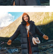 Semir Down Jacket Women Long Warm 2023 Winter New Loose Waterproof Hooded Jacket