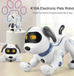 Robot Puppy Programmable Dancing RC Animal Dog Toy with Light and Sound Robotic Pets Animal Dog Toy for Children Boys Gifts