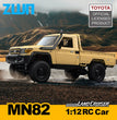 ZWN MN82 1:12 Retro Rc Car With LED Lights Full-scale Simulation LC79 Professional 4WD Remote Control Pickup RC Truck Model Toys