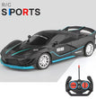 1/18 RC Car LED Light 2.4G Radio Remote Control Sports Cars For Children Racing High Speed Drive Vehicle Drift Boys Girls Toys