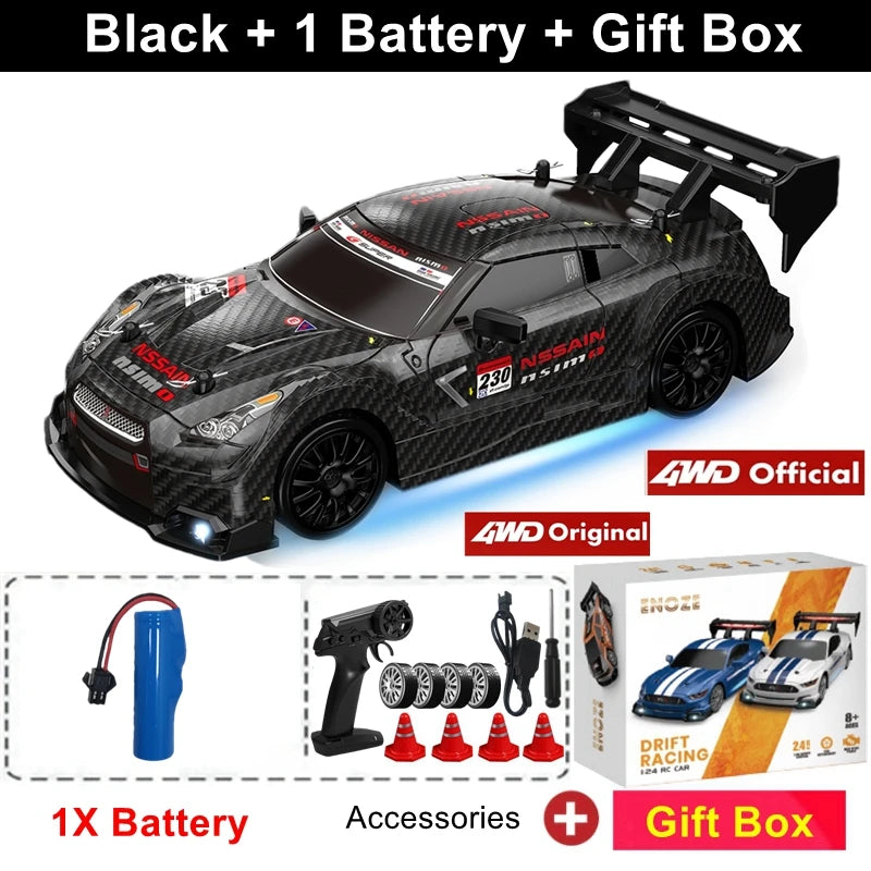 4WD RC Drift Car Remote Control GTRPRO AE86PRO Model 4x4 Racing RTR Radio Truck Vehicle Toy Gift for Boy Girl Children Kid Adult