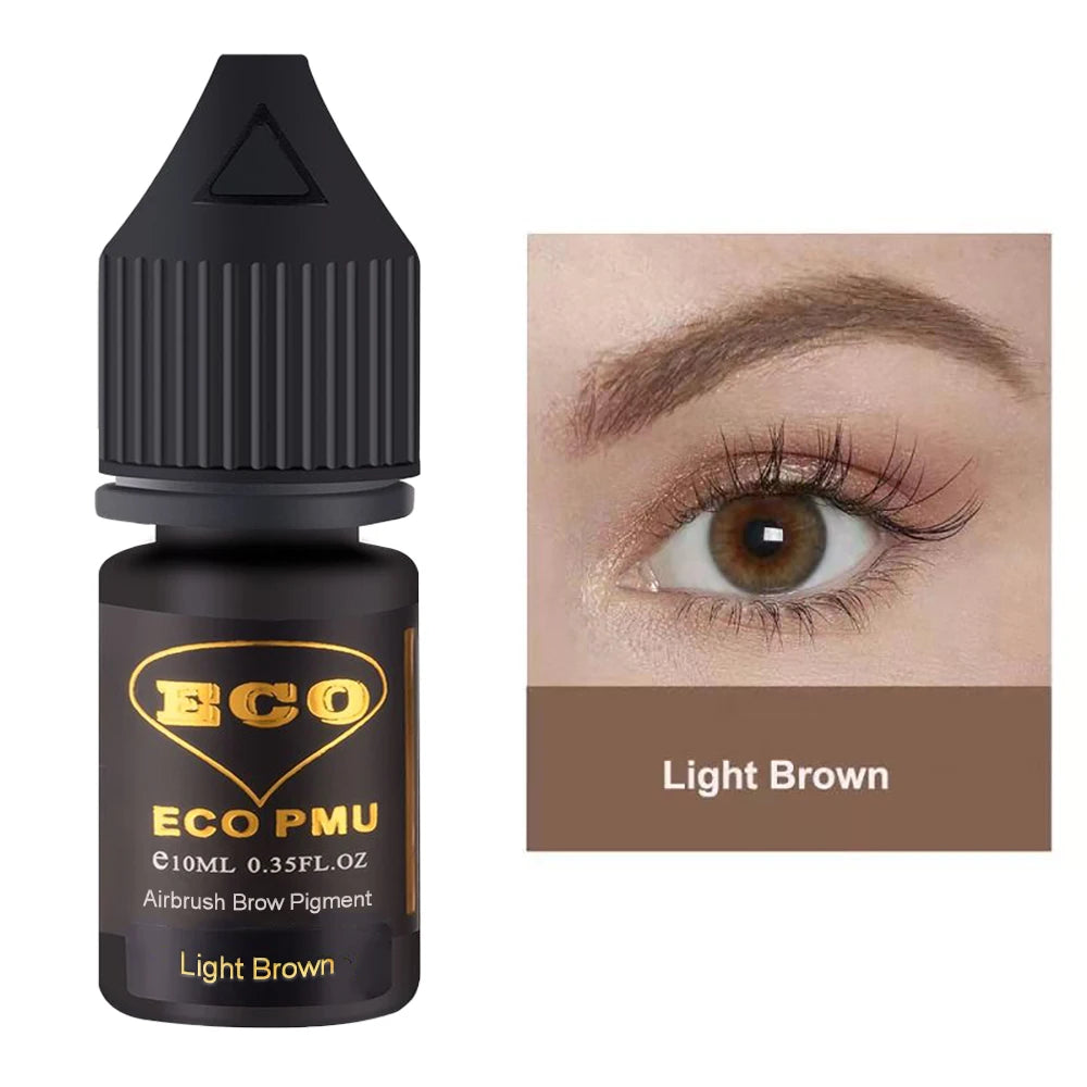 Eyebrow Tint Airbrush Brow Pigment for Hybrid Dye&Tint 10ml Tattoo Ink Supplies Tinta para tatuar Maquiagem Makeup Maquillaje