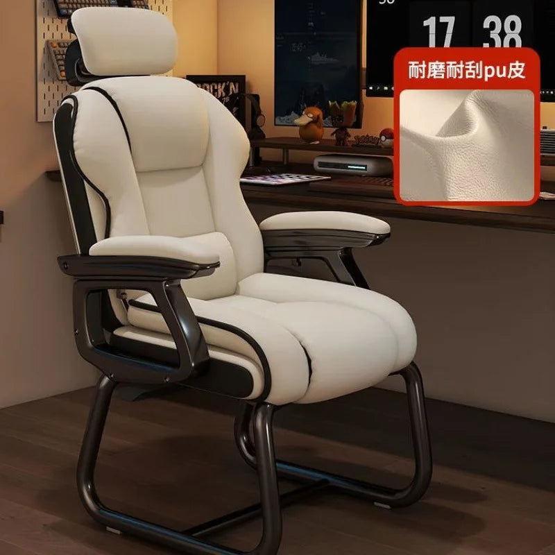 Computer Chair Comfortable Sitting Bow Shaped Reinforced Office Chair Reclining Sofa E-sports Boss Chair Dropshipping New