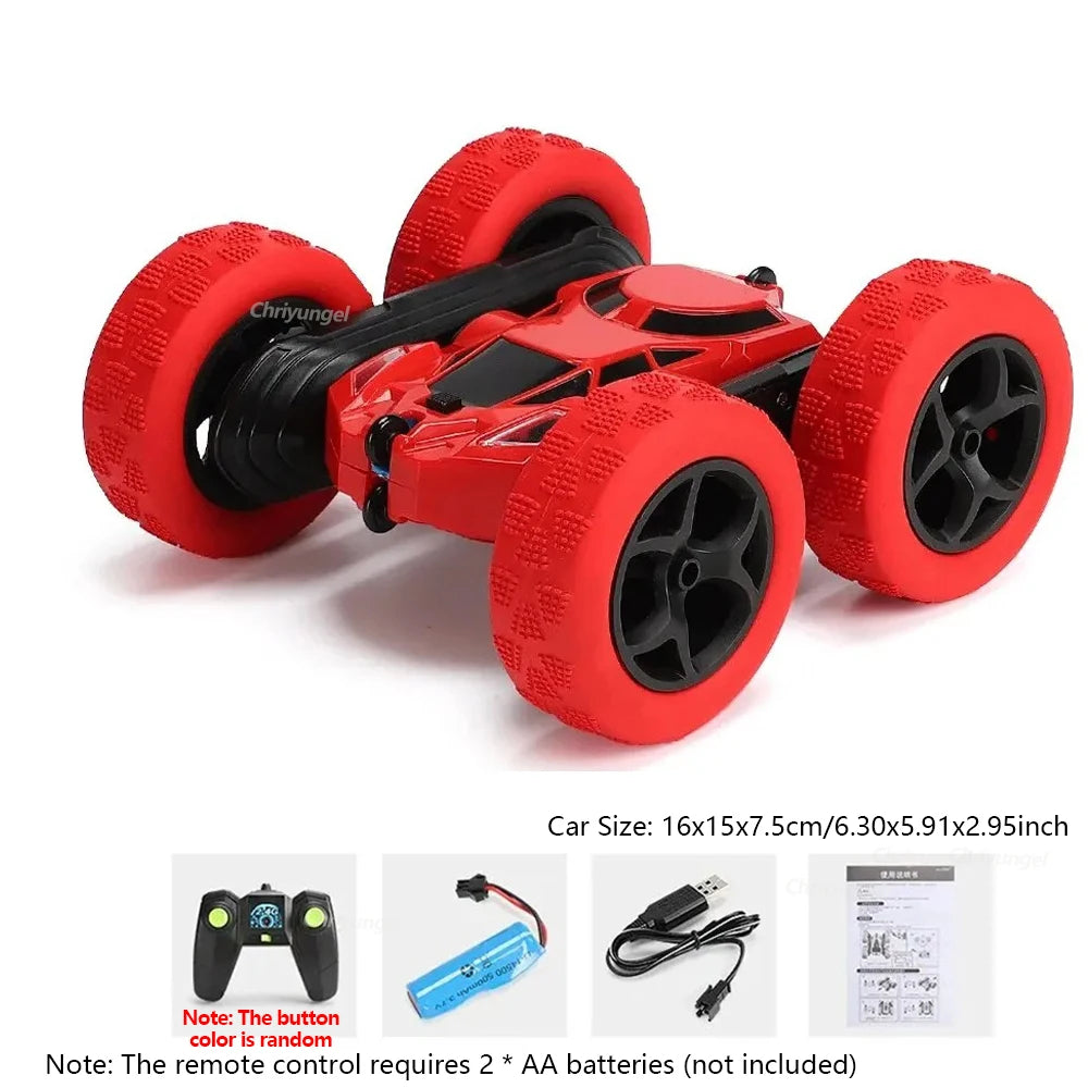 Rc Stunt Car Kids Double Sided Flip Remote Control Cars 2.4G High Speed 360° Rotation Drift Auto Toys Gifts for Boy Girl