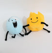 37 Style Battle for Dream Island Plush Toy BFDI Leafy Firey Flower Waterdrop Four X Cake Lollipop Stuffed Doll Kid Birthday Gift