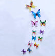 12 Pcs 3D Luminous Butterfly Creative Wall Stickers DIY Wall Stickers Modern Wall Art Home Decoration DIY Gifts