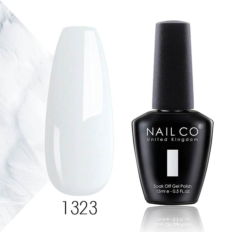 NAILCO 15ml Translucent Color Gel Nail Polish Vernis Semi Permanent UV LED Gel Polish For Nail Art Gel Manicure TOP BASE Varnish