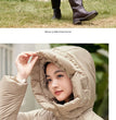 Semir Down Jacket Women Long Warm 2023 Winter New Loose Waterproof Hooded Jacket