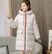 2023 New Women Long Down Cotton Jacket Korean Loose Cotton Coat Winter Thicken Warm Women Parkas Winter Female Hooded Coat