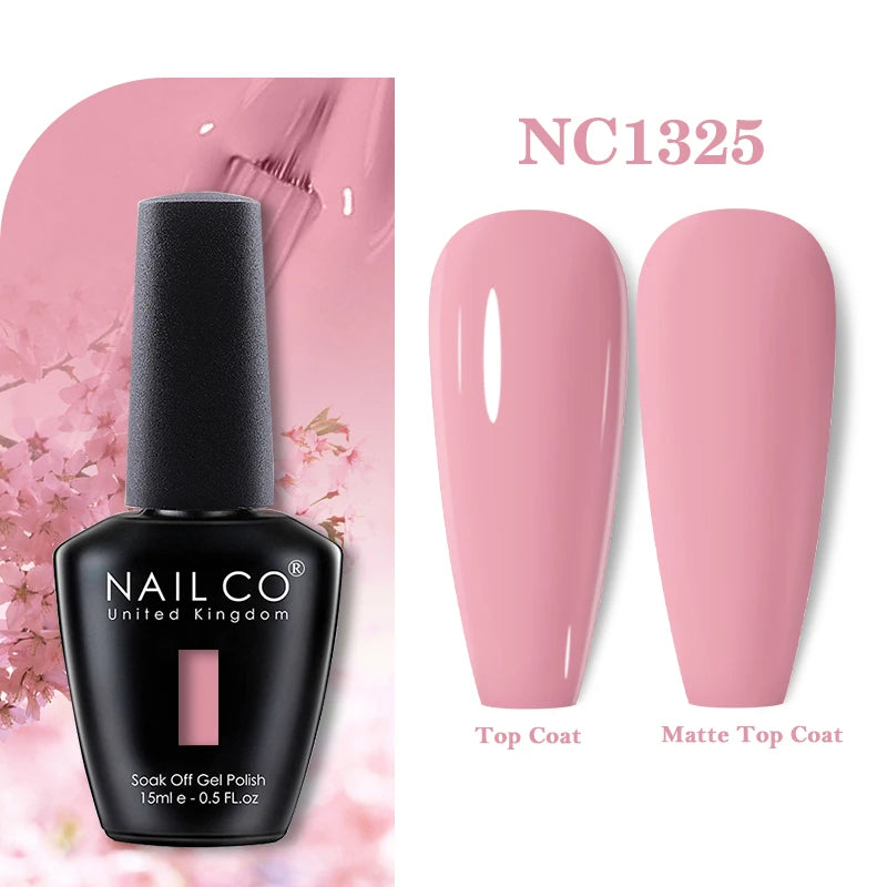 NAILCO 15ml Nail Gel Polish Vernis Semi Permanent UV Varnish Nails Art Manicure Design TOP BASE Hybrid Nail Supplies Nail Glue