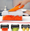 12 in 1 Multifunctional Vegetable Cutter Food Chopper Potato Slicer Carrot Grater Onion Shredder Salad Cutter Kitchen Gadgets