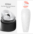 7ML Non Stick Hand Solid Extension Nail Gel Polish Pink Clear Nude Extension Gel Rhinestone Glue Gel For DIY Manicure Nail Art