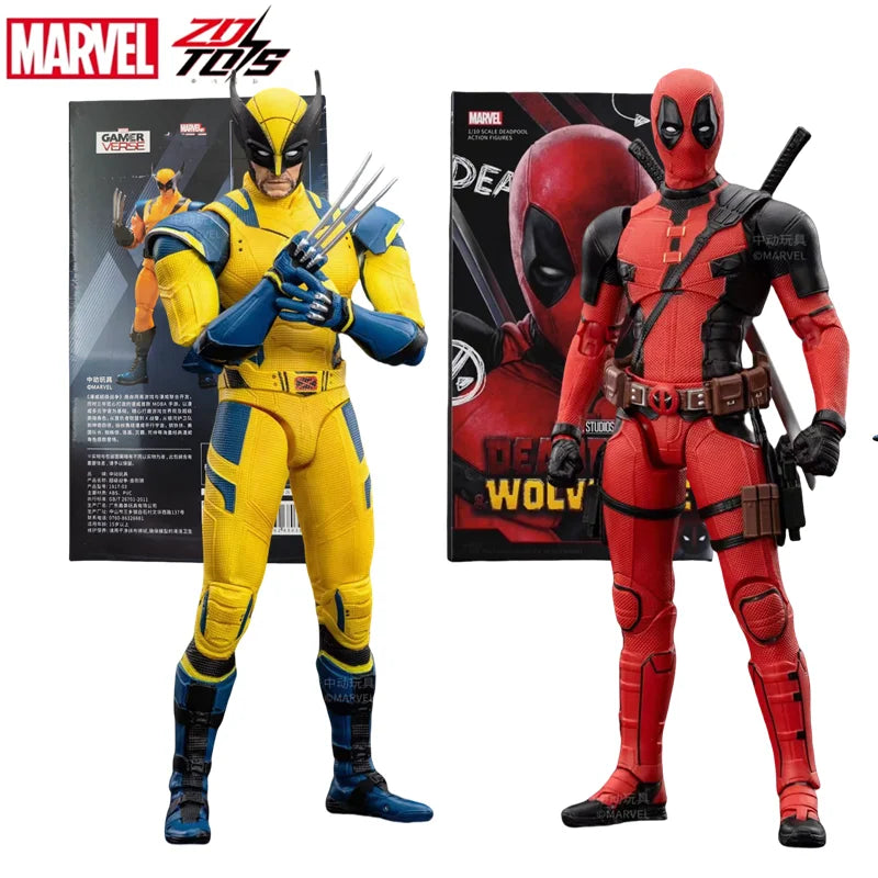 ZD Toys Deadpool & Wolverine Action figures Deadpool Boxed Wolverine  Collection Adult Action Figures Kids Toy