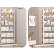 Over The Door Storage Rack Multi Layer Bathroom Load bearing Wall Hanging Shelf Kitchen Condiment Cabinet Door Rear