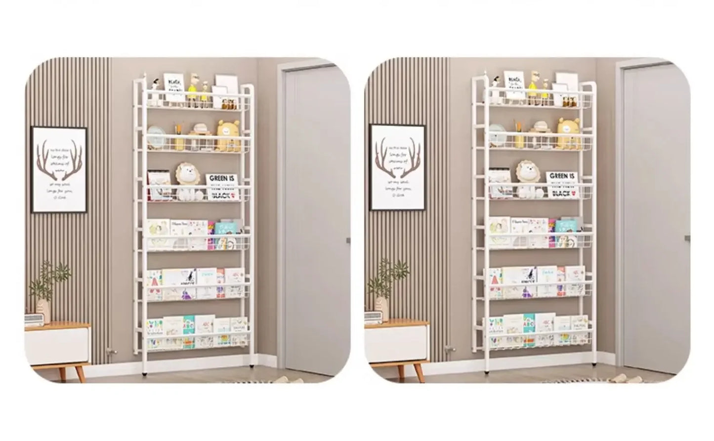 Over The Door Storage Rack Multi Layer Bathroom Load bearing Wall Hanging Shelf Kitchen Condiment Cabinet Door Rear