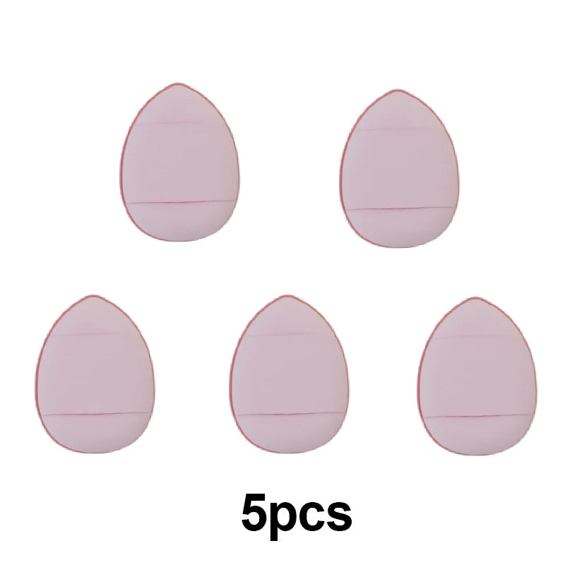 5/10Pcs Mini Finger Puff Foundation Small Air Cushion Powder Sponge Face Concealer BB Cream Cosmetic Applicator Makeup Tools