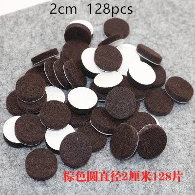 18-128 pcs Felt Chair Leg Pads 5mm Thick  Floor Scratch Protector Mat Mute Non-slip Self Adhesive DIY Furniture Accessories