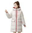 2023 New Women Long Down Cotton Jacket Korean Loose Cotton Coat Winter Thicken Warm Women Parkas Winter Female Hooded Coat