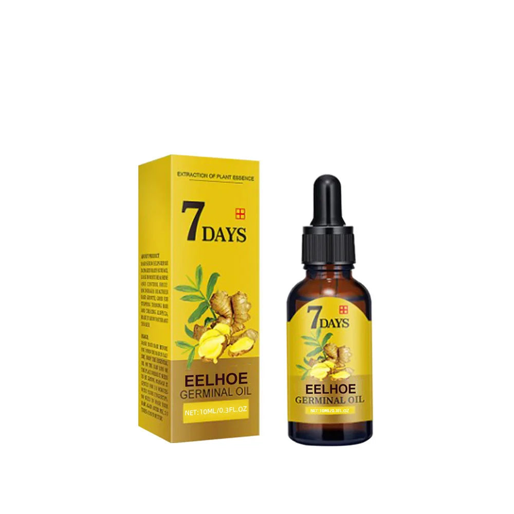 EELHOE Ginger Hair Growth Oil Natural Essentail Anti-Hair Loss Treatment Hair Hydrating Growth Nutrient Solution Care Products