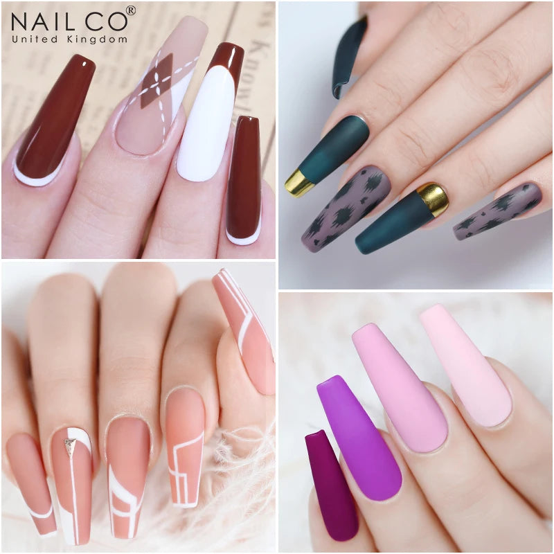 NAILCO 15ml Nail Gel Polish Vernis Semi Permanent UV Varnish Nails Art Manicure Design TOP BASE Hybrid Nail Supplies Nail Glue