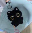 10cm Cute Black Cat plush toy Doll Small Pendant Cuddly Pillow Cushion Ins Black Cat Plush Toy Doll for Boy Girl Brithday Gifts