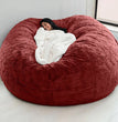 No Stuffed Gray Bean Bag Chair Giant Beanbag Pouf Sofa Bed Puff Futon Room Seat Tatami Relax Lounge Furniture Only Bag Case