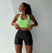 2024 New Summer Solid Yoga Shorts Chic Simple Style High-waisted Hip Lift Women's Sports Shorts