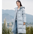 Semir Down Jacket Women Long Warm 2023 Winter New Loose Waterproof Hooded Jacket