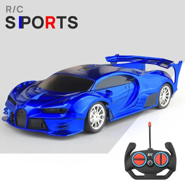 1/18 RC Car LED Light 2.4G Radio Remote Control Sports Cars For Children Racing High Speed Drive Vehicle Drift Boys Girls Toys