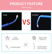 CNKESS Disposable cotton swab 100 bendable eyelash extension for easy hygiene and micro-brush False eyelash tool accessories