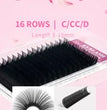 GLAMLASH L/LU/M W Shape Eyelash Extension 3D Premade Volume Fan Lashes W Style YY Lashes Faux Mink Volume Lashes Natural Eyelash