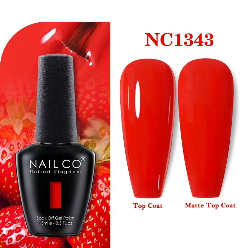 NAILCO 15ml Nail Gel Polish Vernis Semi Permanent UV Varnish Nails Art Manicure Design TOP BASE Hybrid Nail Supplies Nail Glue